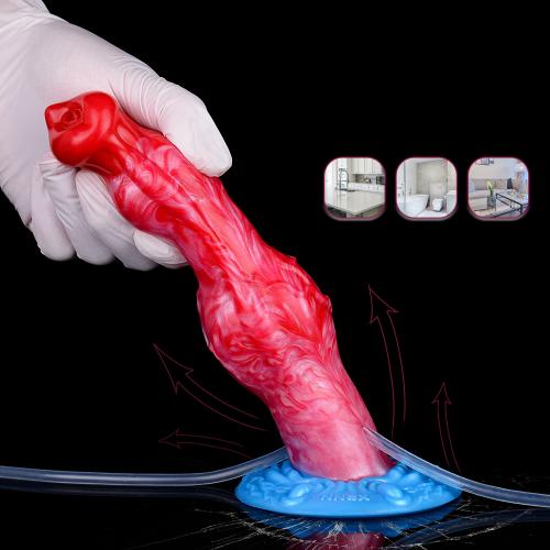 NNSX Double Knot Dildo With Ejaculation Female Masturbation Vagina Stimulation Super Strong Suction Anal Plug Sex Toys for Men