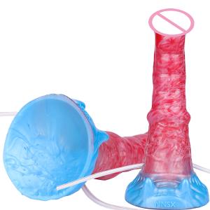 NNSX Ejaculation Dildo With Strong Suction Adult Anal Massage Inflatable Anal Plug Men Women Masturbation