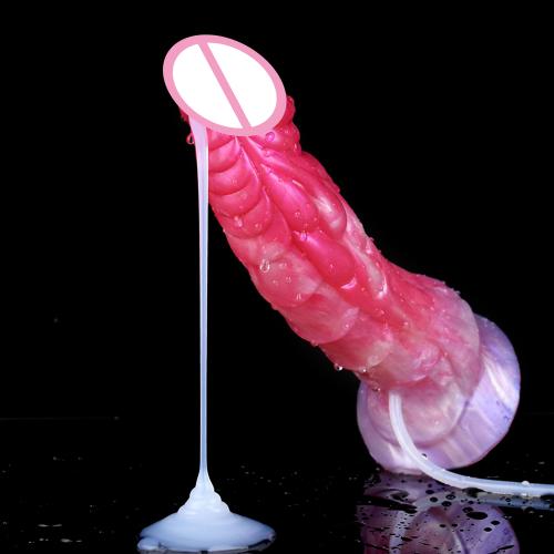 NNSX Silicone Dragon Ejaculation Dildo with Strong Suction Cup Curved Realistic G-Spot Fantasy Penis Squirting Butt Plug Sex Toy