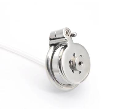 New Extreme Bondage Stainless Steel Male Cock Cage Trumpet Penis Chastity Device Removable Inner Tube Adult Sex Toys
