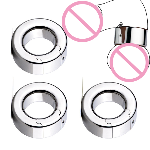 New Scrotal Weight Bearing Ring Stainless Steel Male Sex Scrotal Restraint Ring Penile Lock Ring Exercise Device Adult Sex