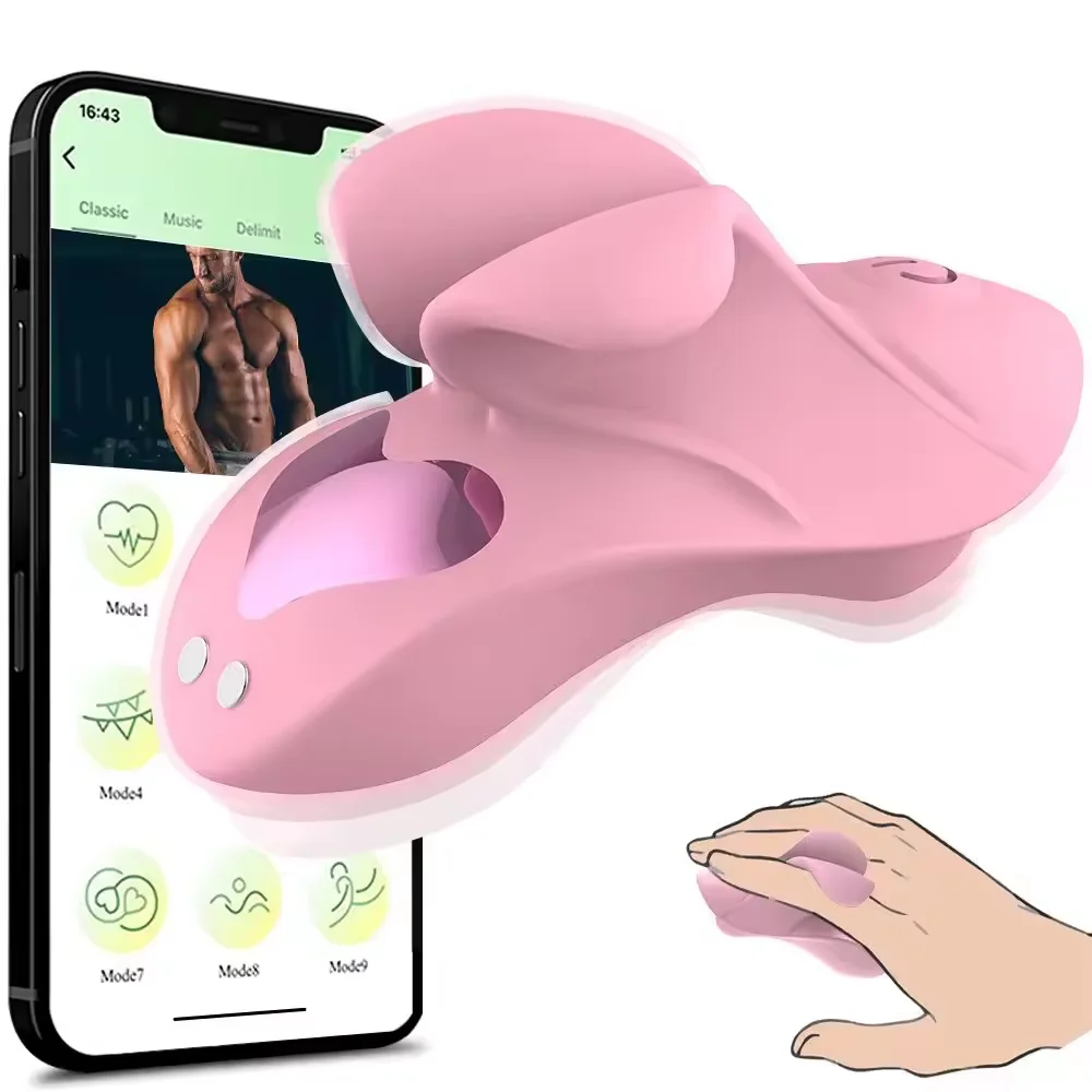 New Silicone Remote APP Controls Sexy Finger Vibrator Clitoris Suction Disc Female G-spot Stimulation Sucking Vibrator Sex Toy