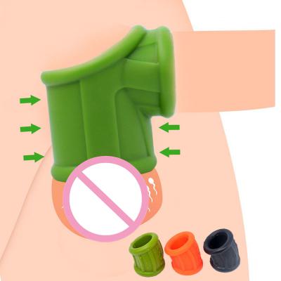 Penis Ring Soft Ball Stretcher Scrotum Bondage Sex Toys for Men Gay Male Ejaculation Delay Cock Ring Penis Sleeve BDSM Sextoys