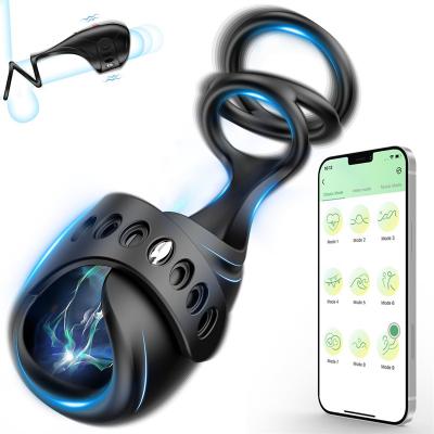 Penis Trainer APP Version for Men's Vibration Lock Sperm Masturbation Massage Adult Fun Product Sex Toy Saxy Toys Men