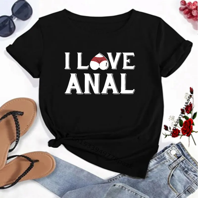 Personalized Printed Women's T-shirt Summer Short Sleeve Crew Neck Neutral Top I Like Harajuku Women/ Men's T-shirt