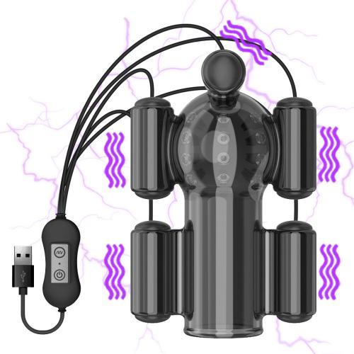 Powerful Glans Vibrator Male Penis Trainer Sleeve Sex Toys for Men Penis Sleeve Delay Ejaculation Male Masturbation 20 Speeds
