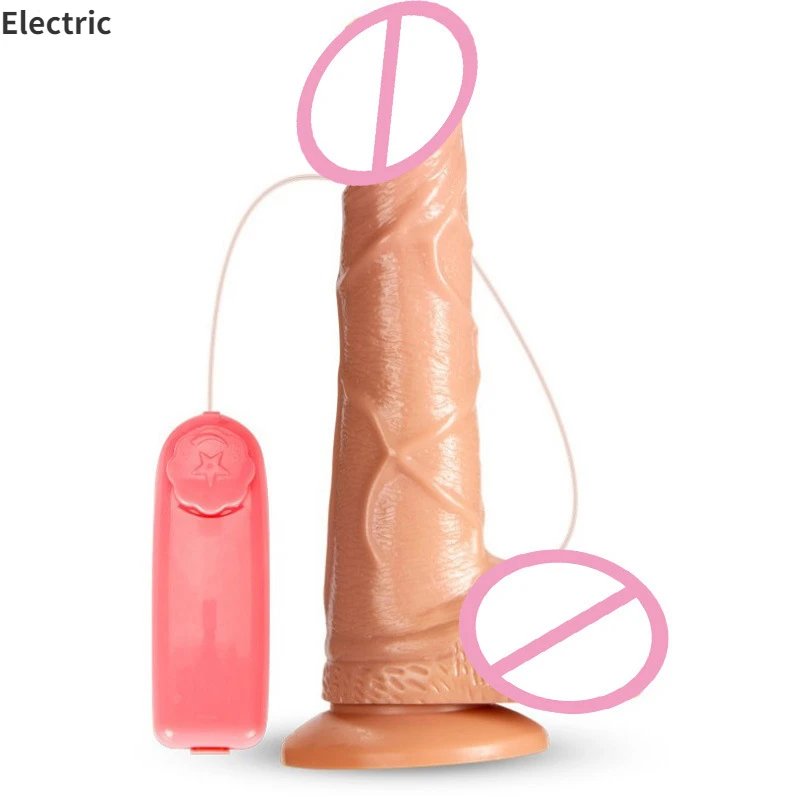 Realistic Huge Penis Dildo Vibrator Erotic Sex Toy Powerful Sucker Dick Vibrator Women's Vibration Supplies Adult Products Store
