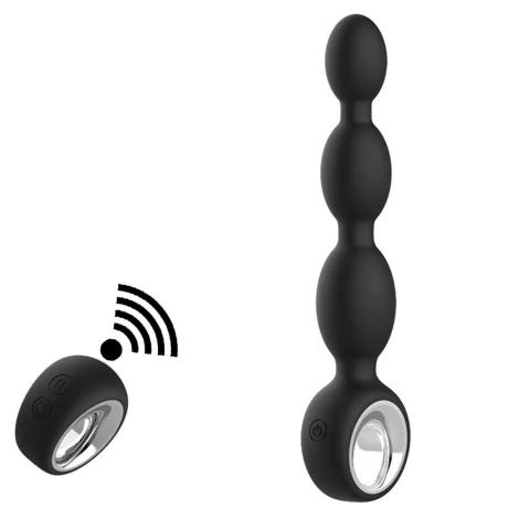 Remote Control Wireless Prostate Massager Anal Plug Vibrator 12 Speeds Vibrator for Men Woman