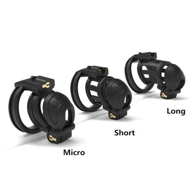 Resin Male Chastity Device Cobra Cock Cage With 3 Penis Cock Ring Sleeve Lock Penis Cage Bondage Belt Fetish Sex Toy for Men