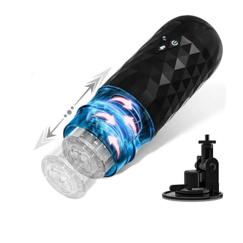 Retractable Rotary Vocal Masturbator Men's Star Airplane Cup Electric Automatic Penis Training Cup Saxy Toys Men