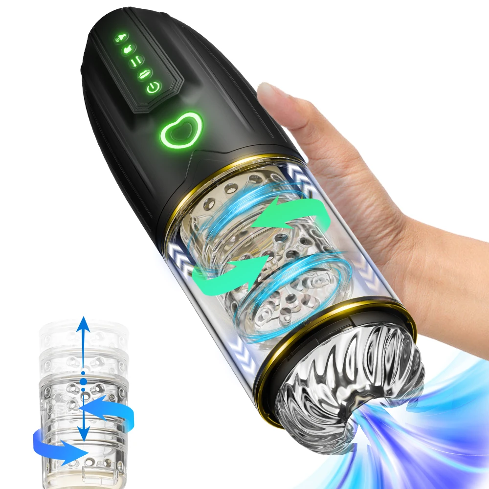Smart Sound Retraction Sucking Electric Masturbator Airplane Cup Gay Masturbation Saxy Toys Men