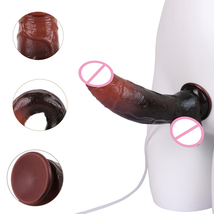Squirting Realistic Dildo Sex Toys for Women Beginners G-Spot Anal Prostate Ejaculating Penis with Strong Suction Cup Soft Dildo