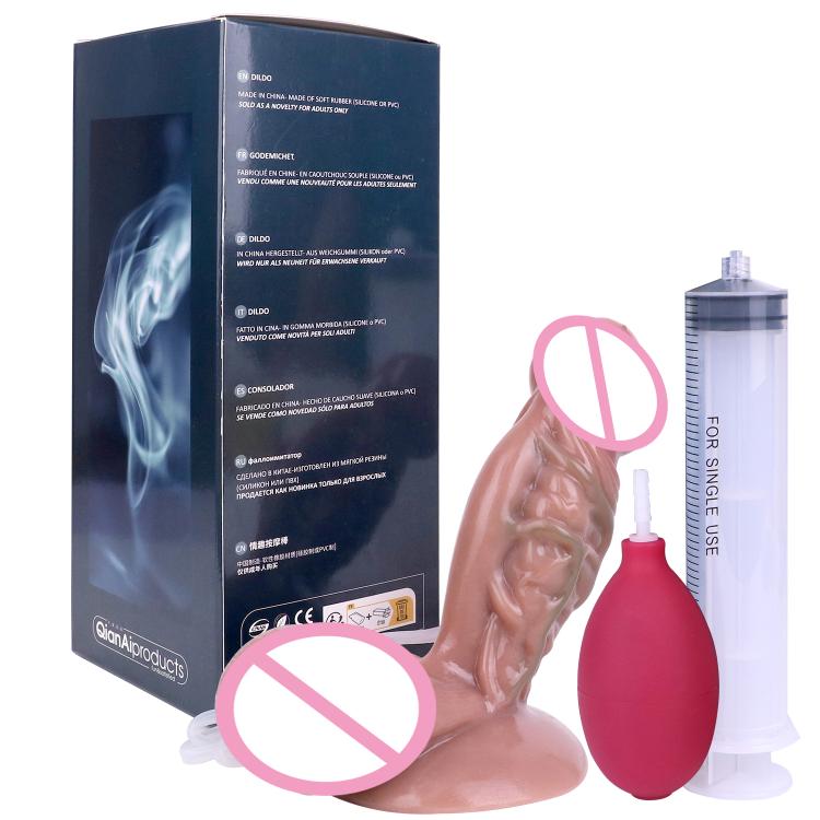 Super Realistic Dildo With Squirting Function Silicone Ejaculation Dildo for Women Masturbators