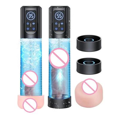 Water Extender Penis Pump Device Male Masturbator Electric Penis Vacuum Erection for Men Adult Sex Dick Enlarge Saxy Toys Men