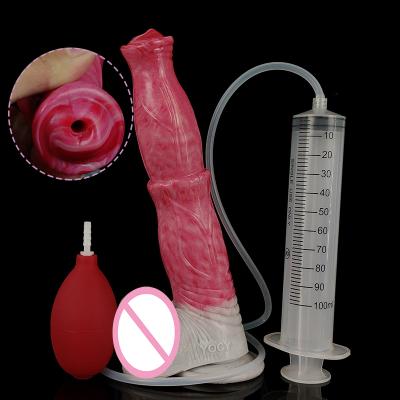 YOCY Large Horse Dildo Squirting Cock Penis Fantasy Anal Butt Sex Toy For Couples Flirt Adult Goods With Sucker